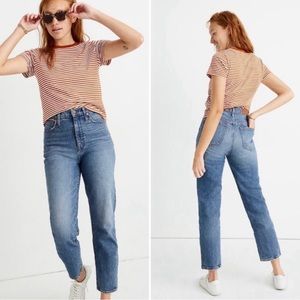 Madewell Women's Size 28 Classic Straight Leg Med Wash Jeans